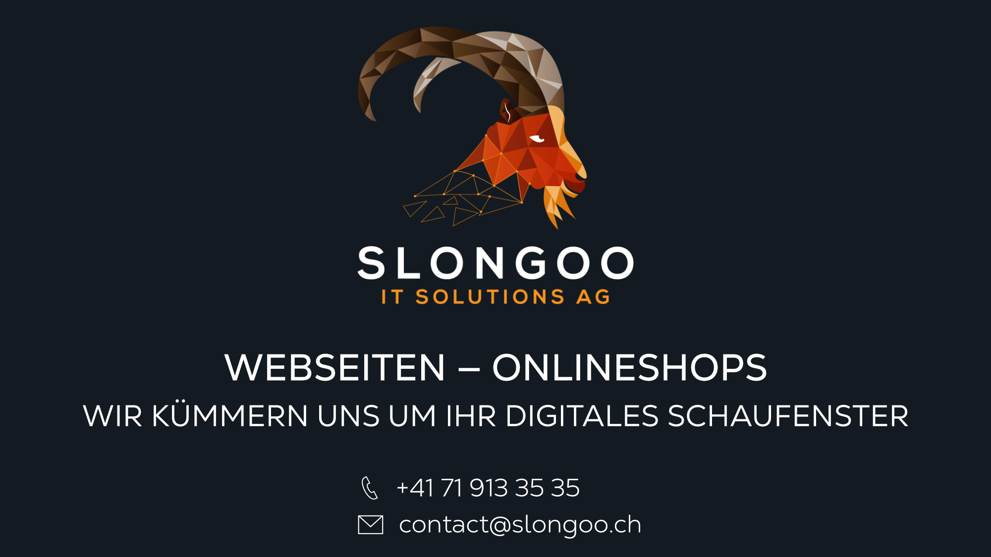 Slongoo IT Solutions AG - Webseiten & Onlineshops - Wir kümmern uns um ihr digitales Schaufenster